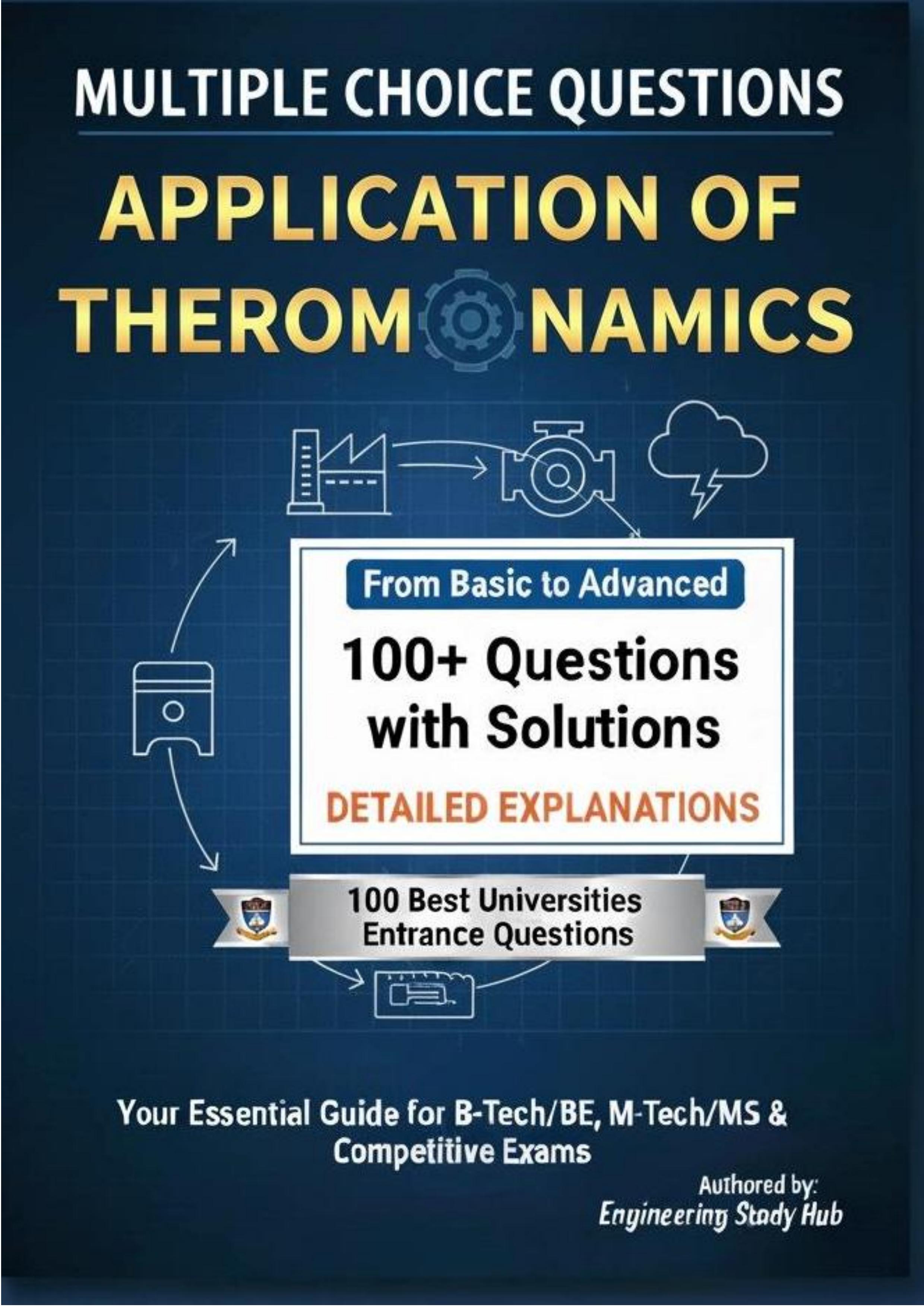 Cover — Application of Thermodynamics MCQs