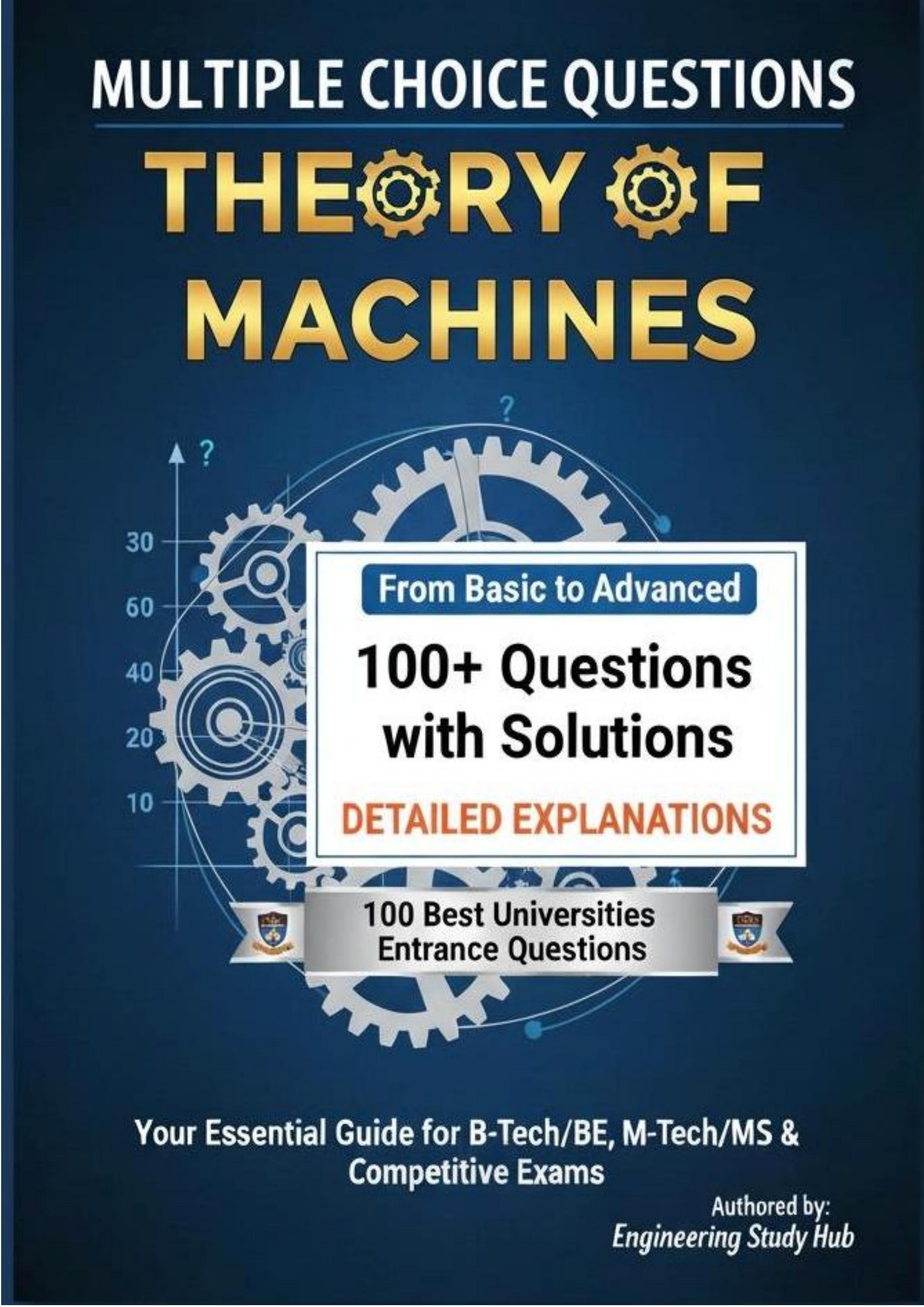 Cover — Theory of Machines MCQs